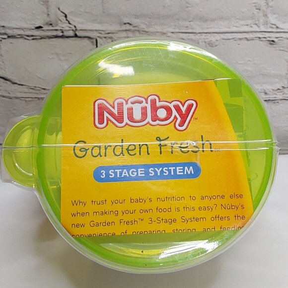 NUBY 'GARDEN FRESH MASH~N~FEED' BOWL & STORAGE - Picture 6 of 16